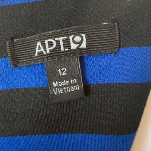 Blue and Black striped dress - Picture 5 of 6